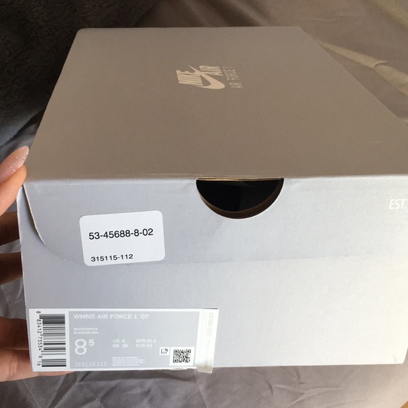 SOLD OUT - Blue Butterfly Air Force Ones - Picture 5 of 5